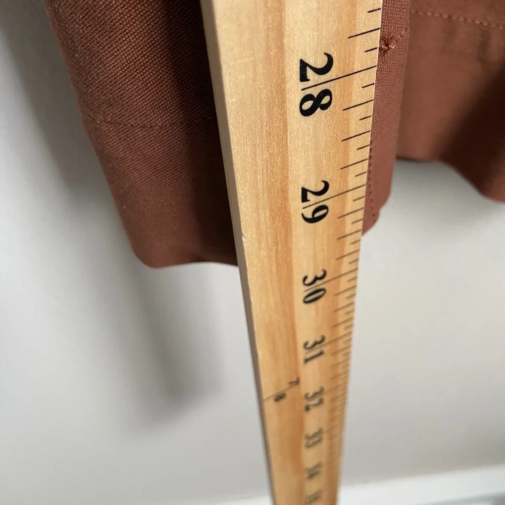 Lululemon City Sleek 5 Pocket Wide Leg‎ Pants Roasted Brown Warpstreme Size 33
